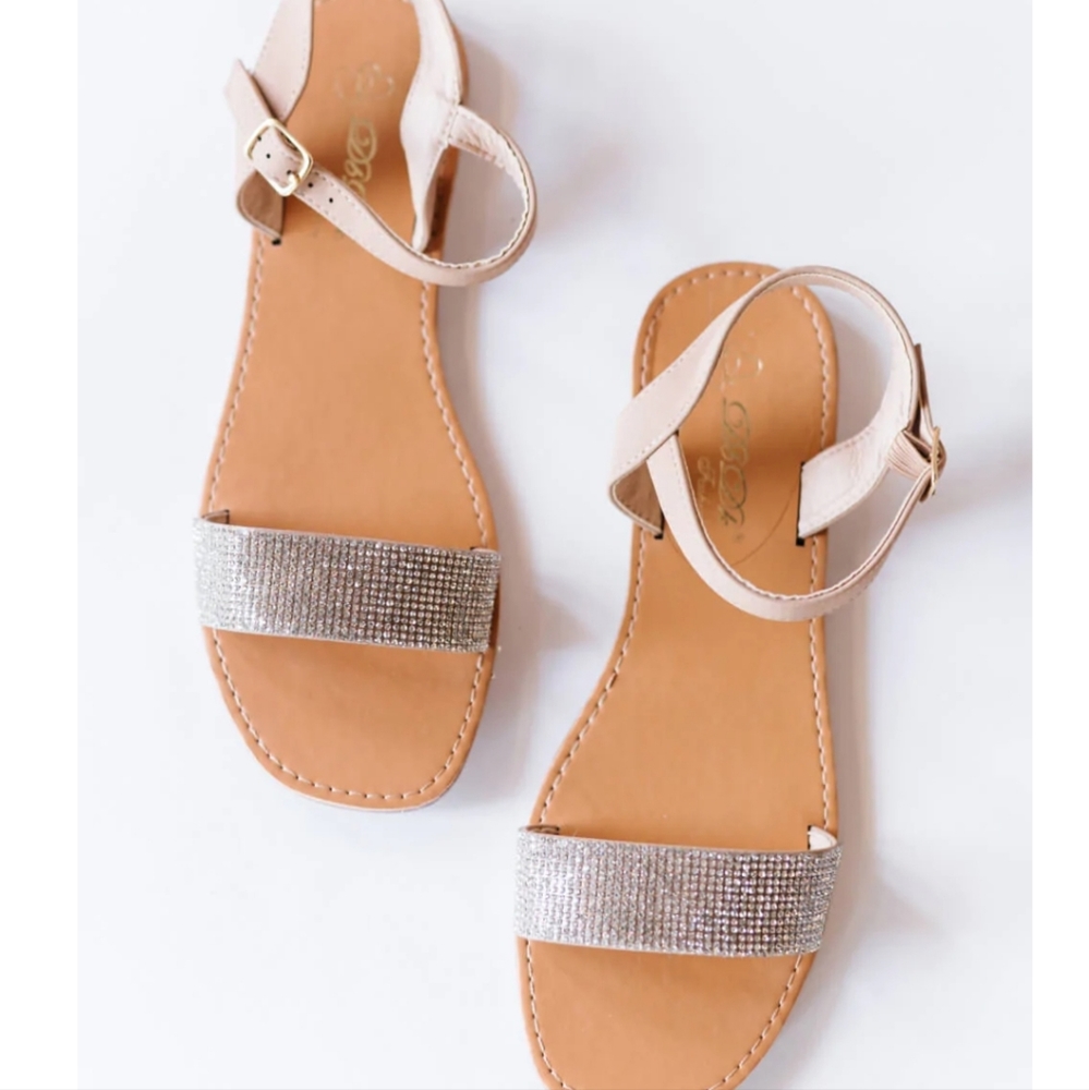 3/$30 Rhinestone Sandals - Picture 3 of 6